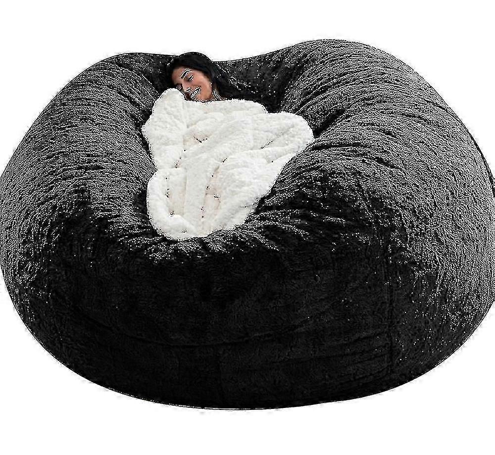 Lazy Sofa Bönväska Konstgjord Päls Böna Väska Böna Soffa ingen fyllmedel