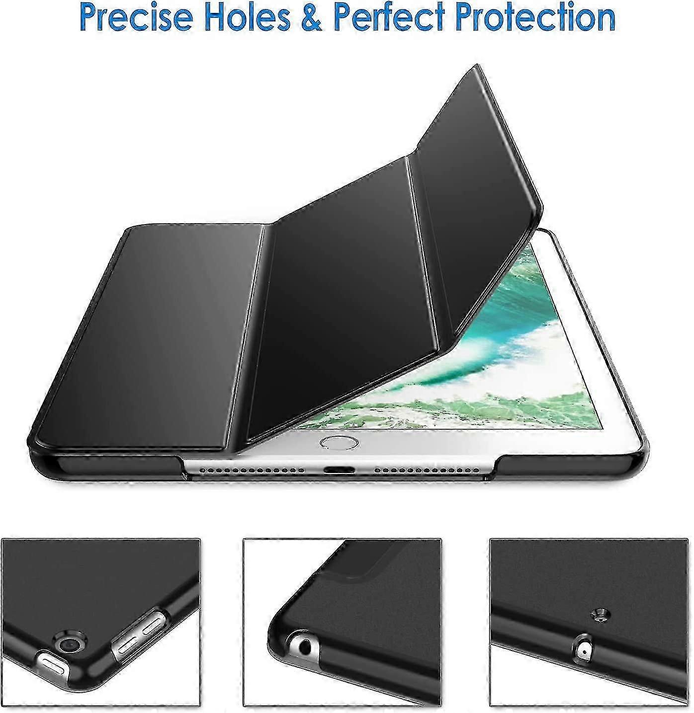 Fodral för Ipad (9,7 tum, 2018/2017 års modell, 6:e/5:e generationen), Smart Cover Auto Wake/sleep-MXBC