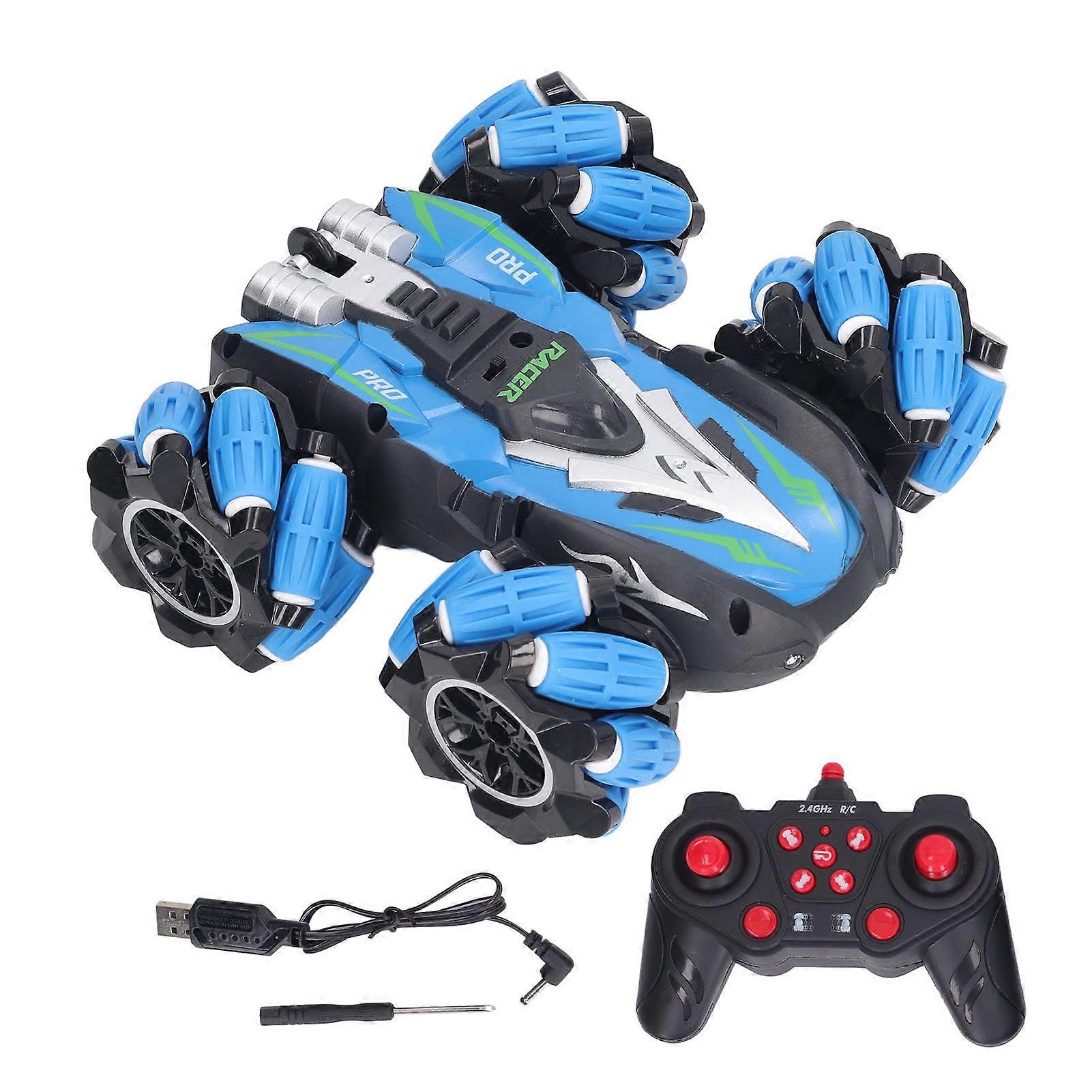 RC Car 2.4G Rechargeable 360掳 Rotation High-Speed Drift Stunt Car for Kids