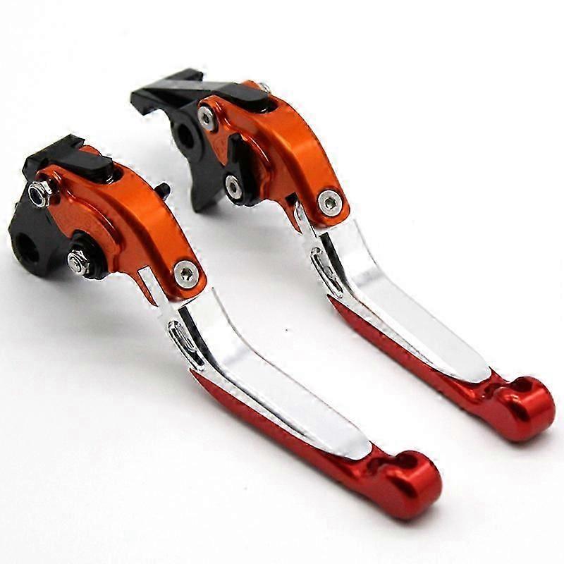 Compatible with KAWASAKI ZX6R ZX6RR ZX636 ZX-6R ZX-6RR 2005-2006 Motorcycle Accessories Folding Extendable Brake Clutch Lever CNC Aluminum