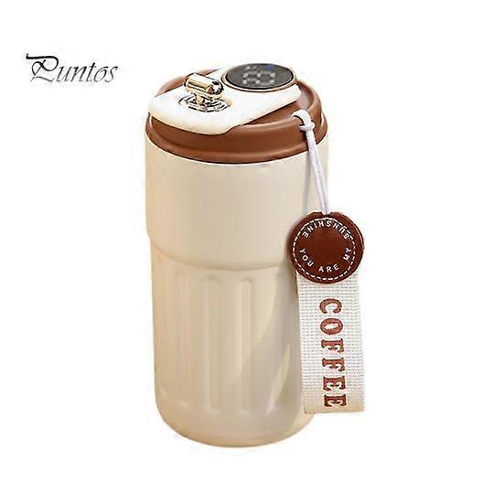 450ML Thermal Cup Smart Insulated Cup with Leak-Proof Lid And Temperature Display for Home Office Outdoor