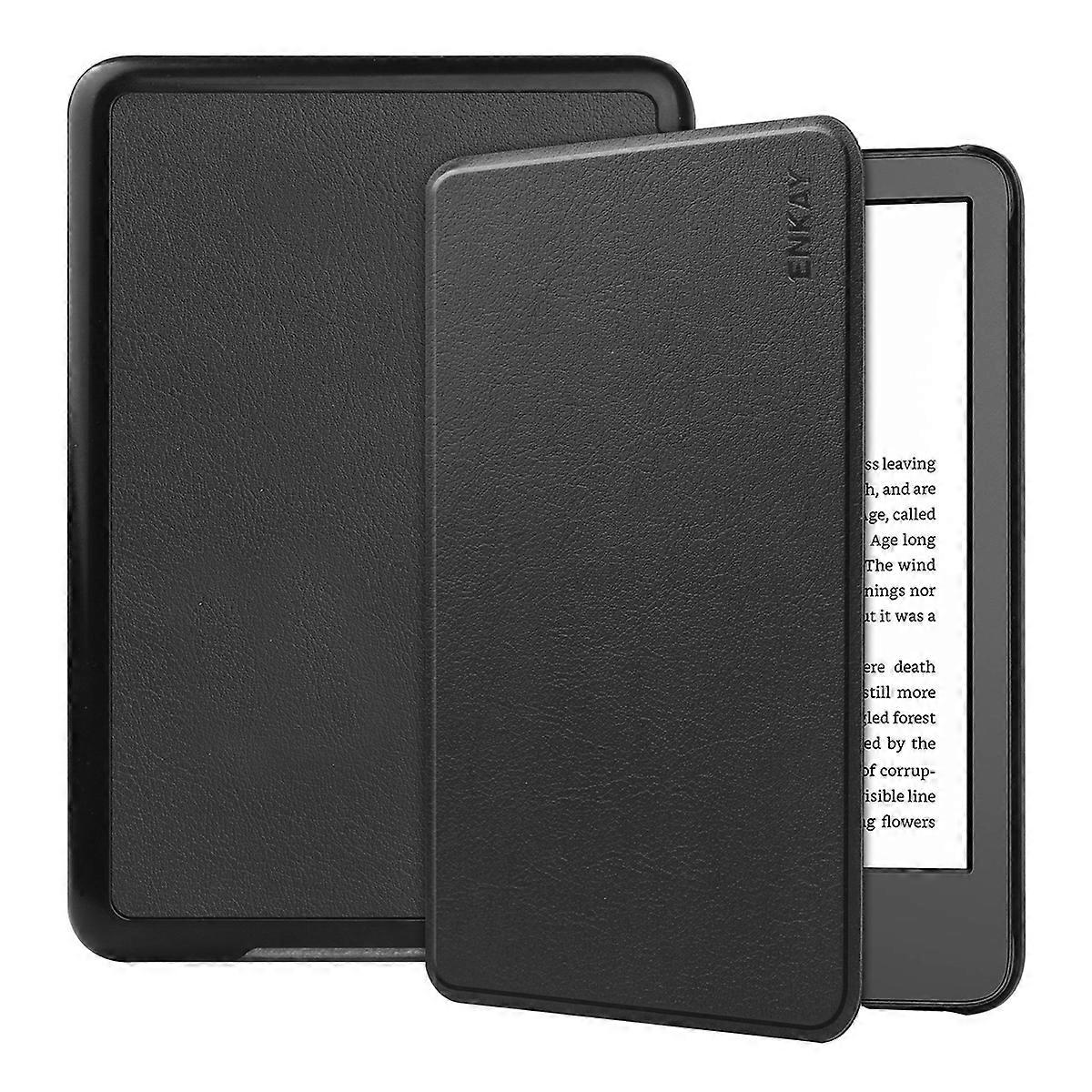 For Amazon Kindle 2022 Gen11 ENKAY Custer Texture Leather Smart Case