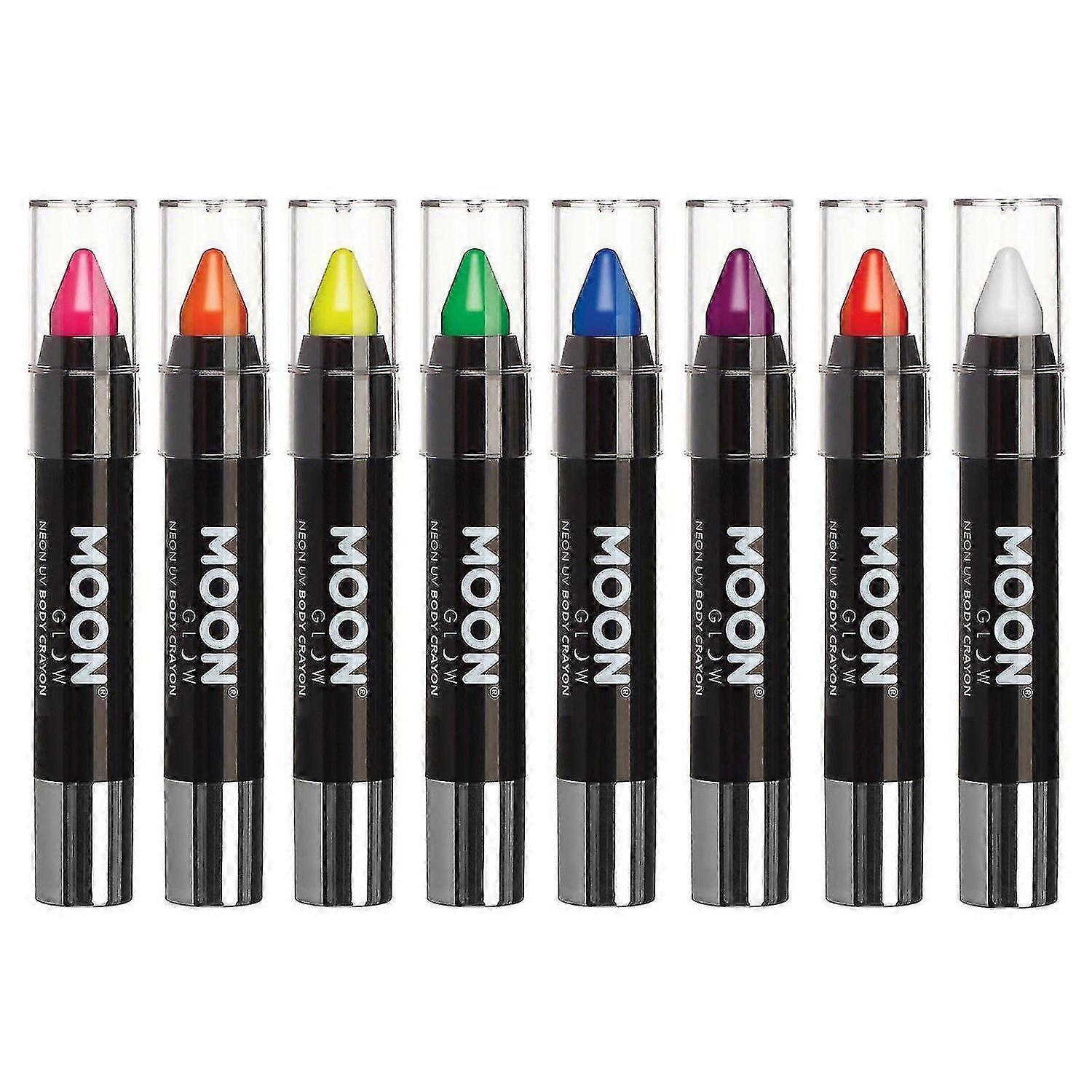 - Intense Neon Uv Body Crayons - Intense Set Of 8 Colours