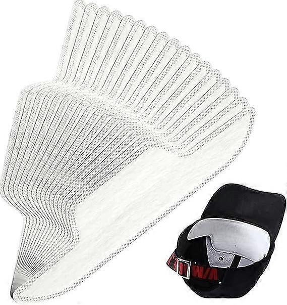 50/100pcs قبعة بطانة كاب ماصة عرق وسادة يمكن التخلص منها للبيسبول الجولف ، يمنع رائحة البقع ، واقيات طوق تنفس ناعم منصات العرق