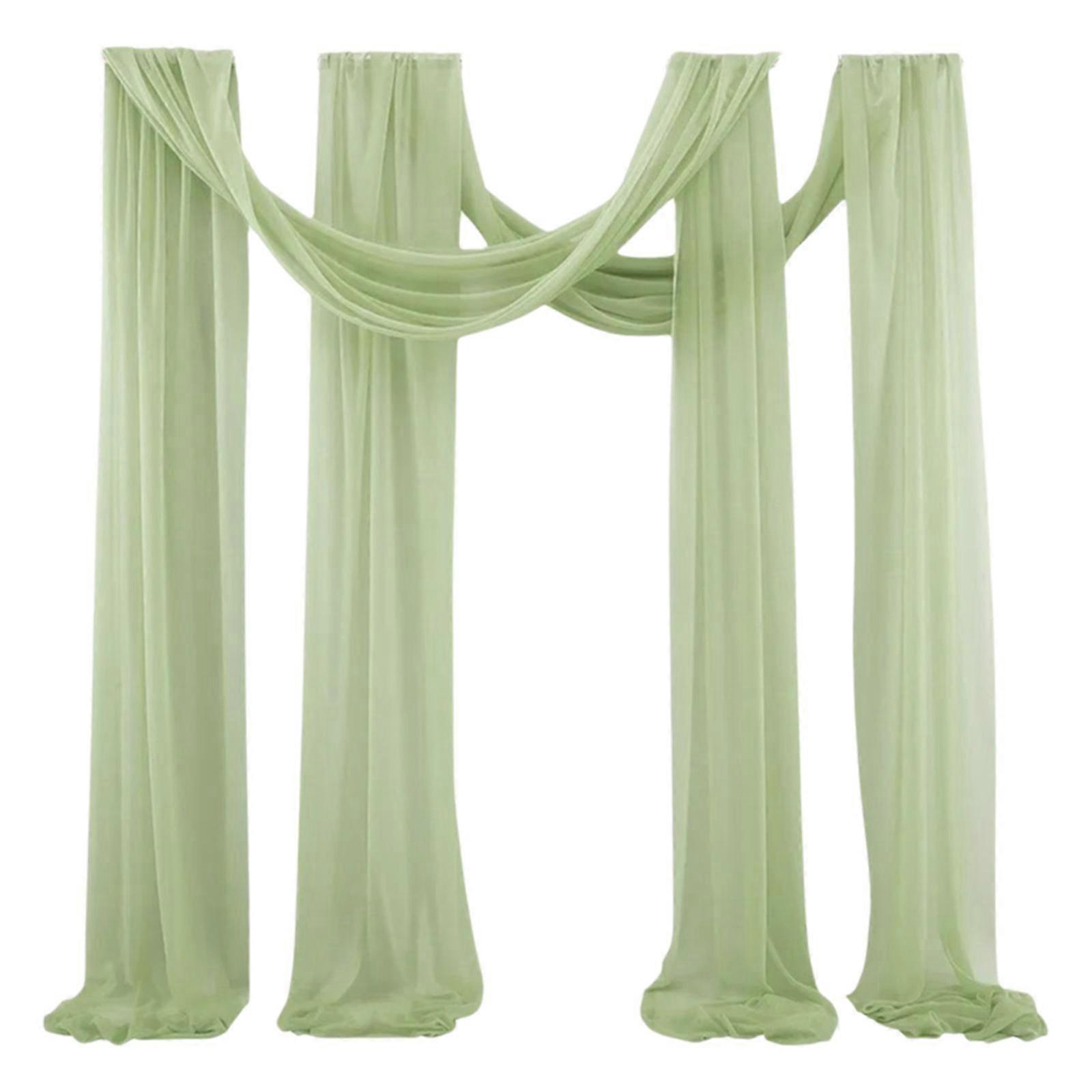 Wedding Arch Draping Table Runner Arbor Drapery Tabletop Wedding Backdrop