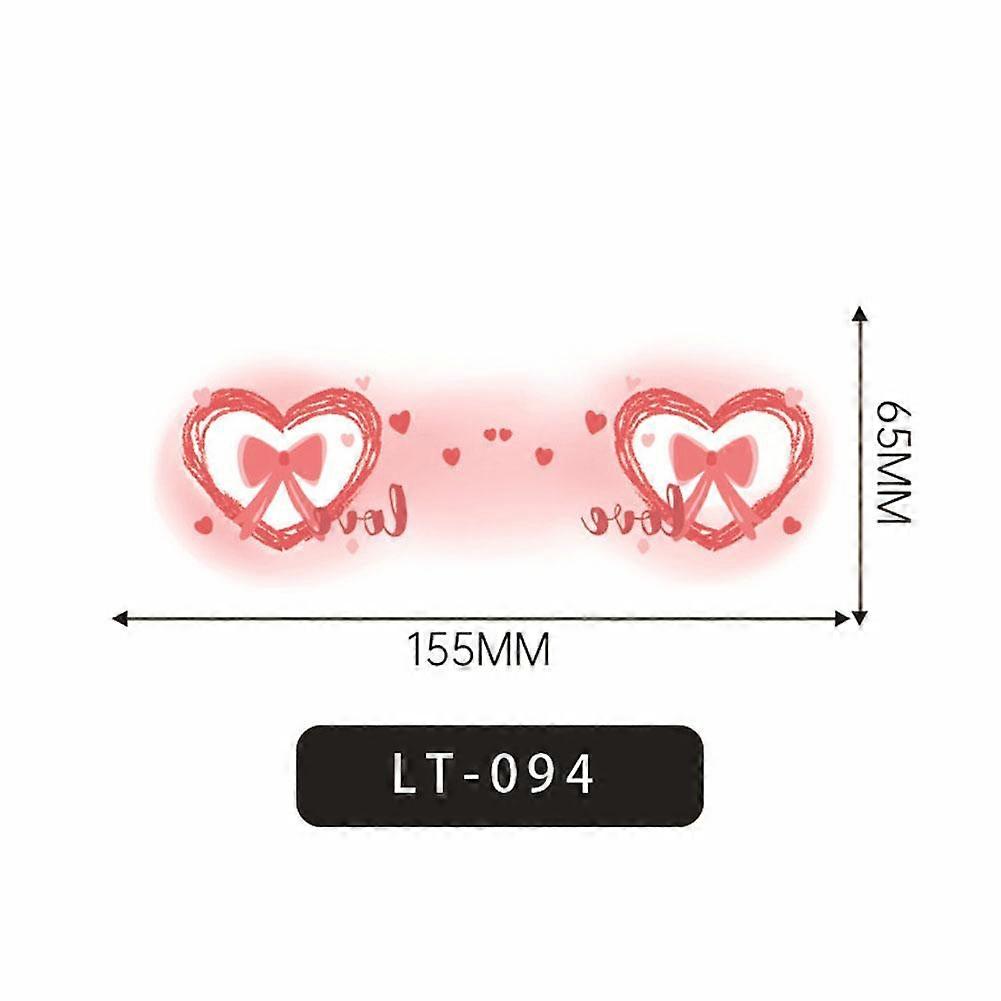 عيد الحب الوجه ماكياج الوشم ملصقات, ماء لطيف الوجه ملصق