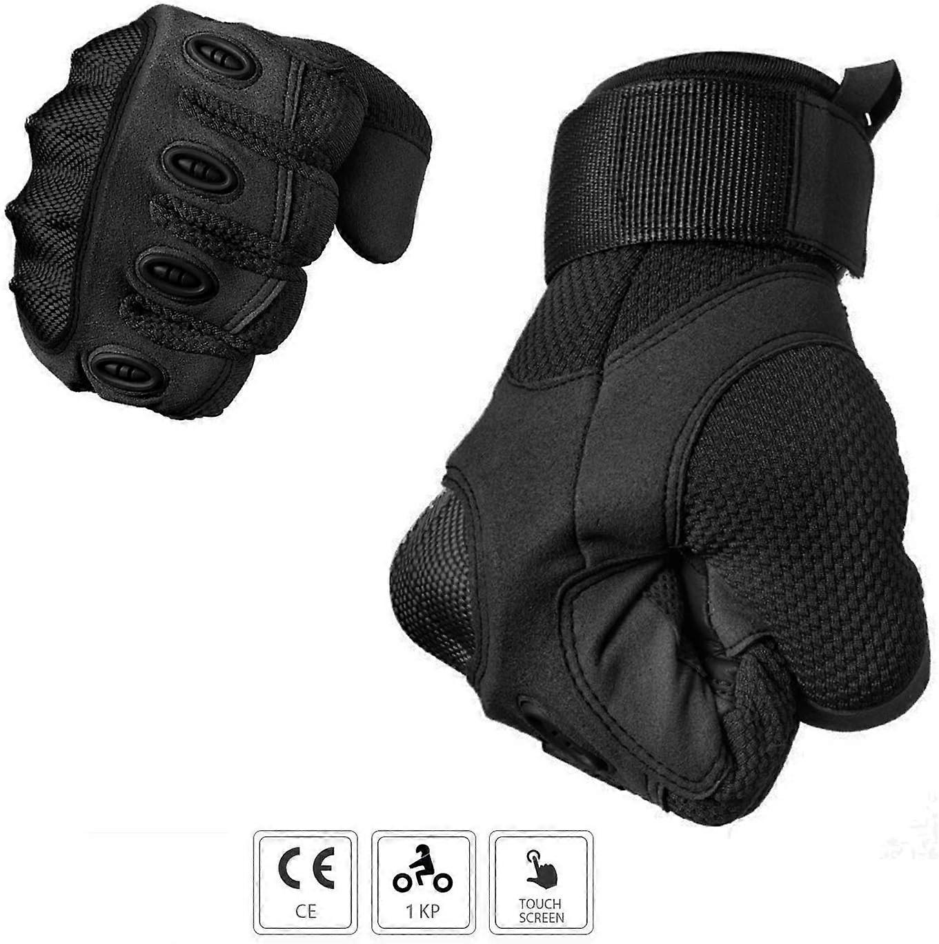 Combat Gloves, Breathable Fiber, Adjustable Wrist Support