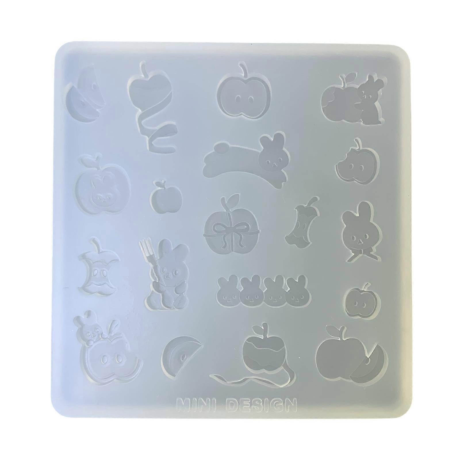 Silicone Fruit Themed Chocolate Mold Handmade Jewelry Accessories Mould Versatile Candy and Chocolate Baking Tools