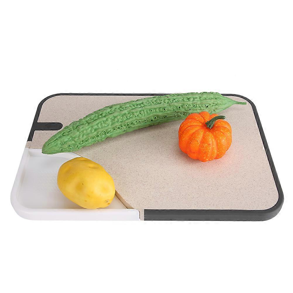 Durable Double-side Non-slip Fruit Vegetable Cutting Chopping Board for Home Kitchen Use