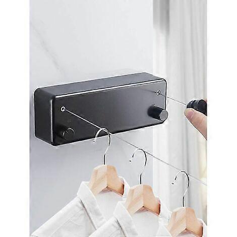 Adjustable Stainless Steel Double Rope Clothesline, Multi Application, Easy To Install, Space-Saver Drying Line For Indoor Outdoor Use, 13.8Feet