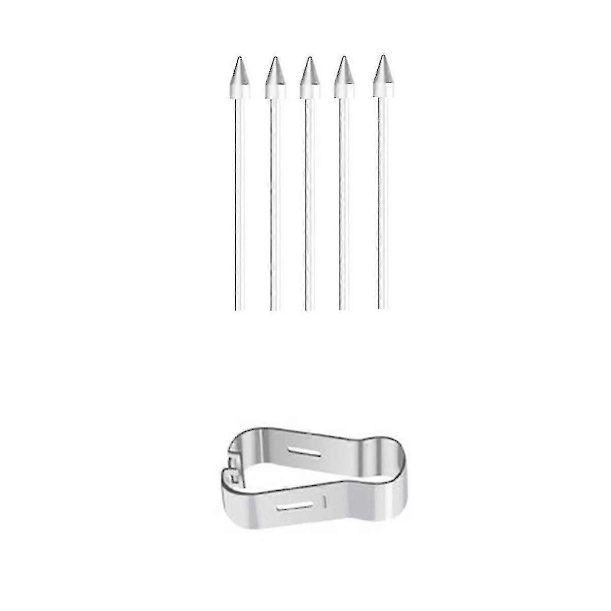 S6 Stylus Nib filc utántöltő S7 sorozat Nib N10 N20 sorozatú többfunkciós puha hegy 5 hegy 1 klip, fehér