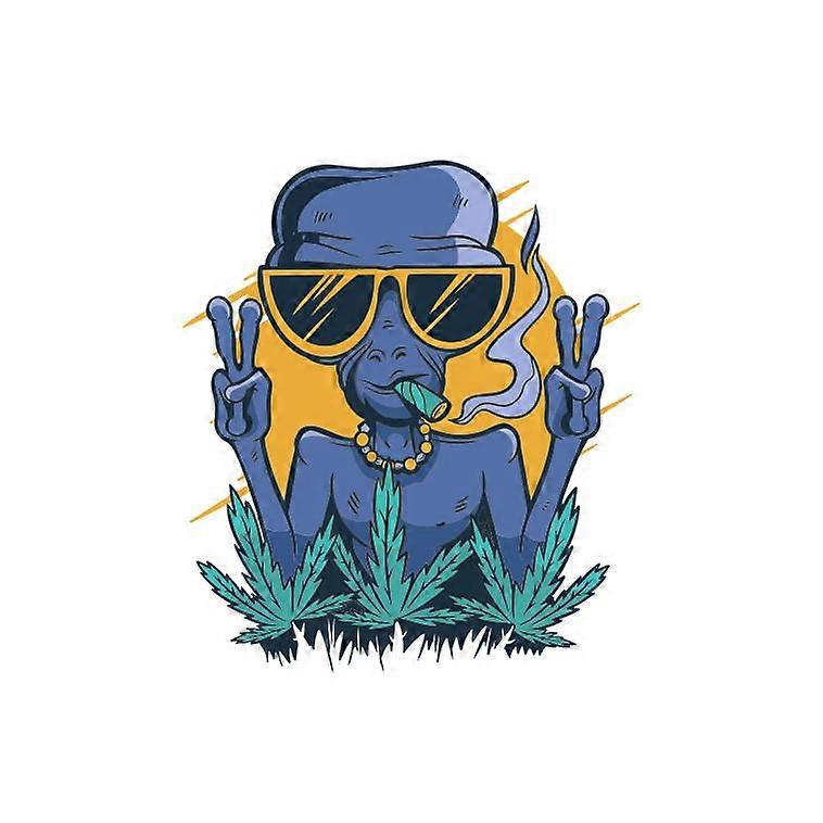 Iron-on patch Stoned Alien