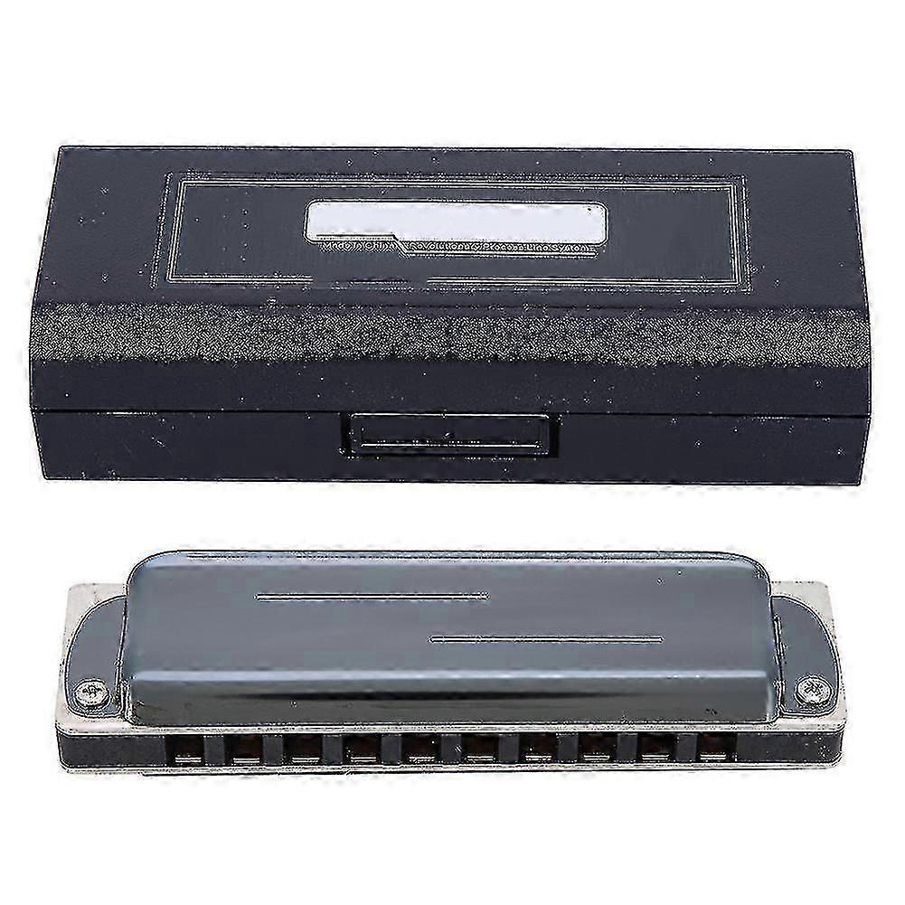 10Hole harmonica blues d key harp wind musical instrument beginner practice ks10bhblack