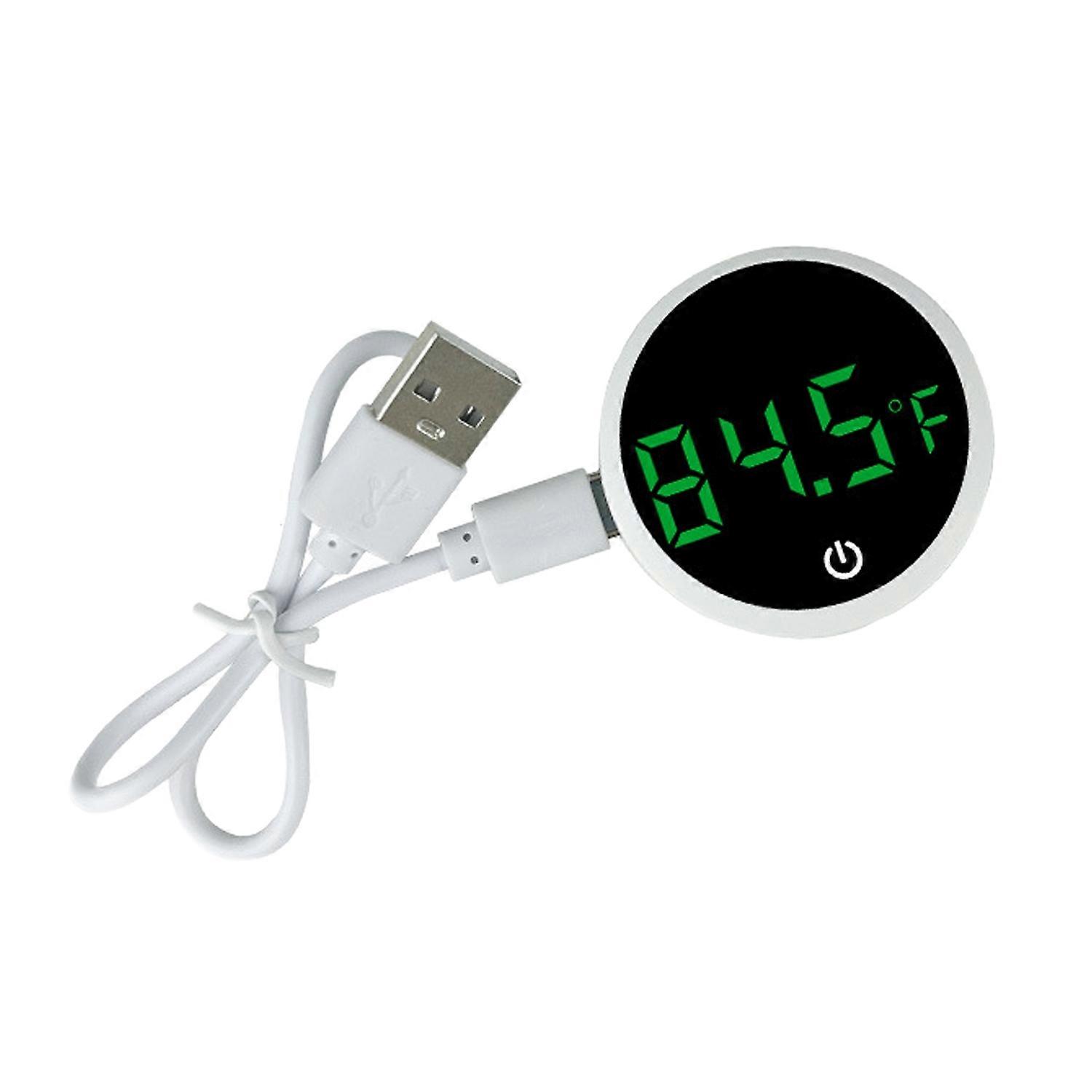 Fish Tank Digital Thermometer LED Display Aquarium Thermometer Cordless Stick-On Design Terrarium