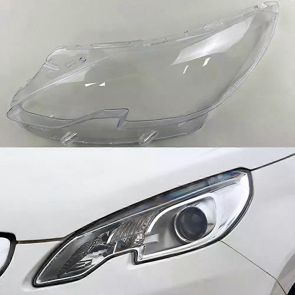 For Peugeot 2008 2014~2018 Transparent Headlamp Lamp Shade Headlight Shell Lens Plexiglass Replace The Original Lampshade