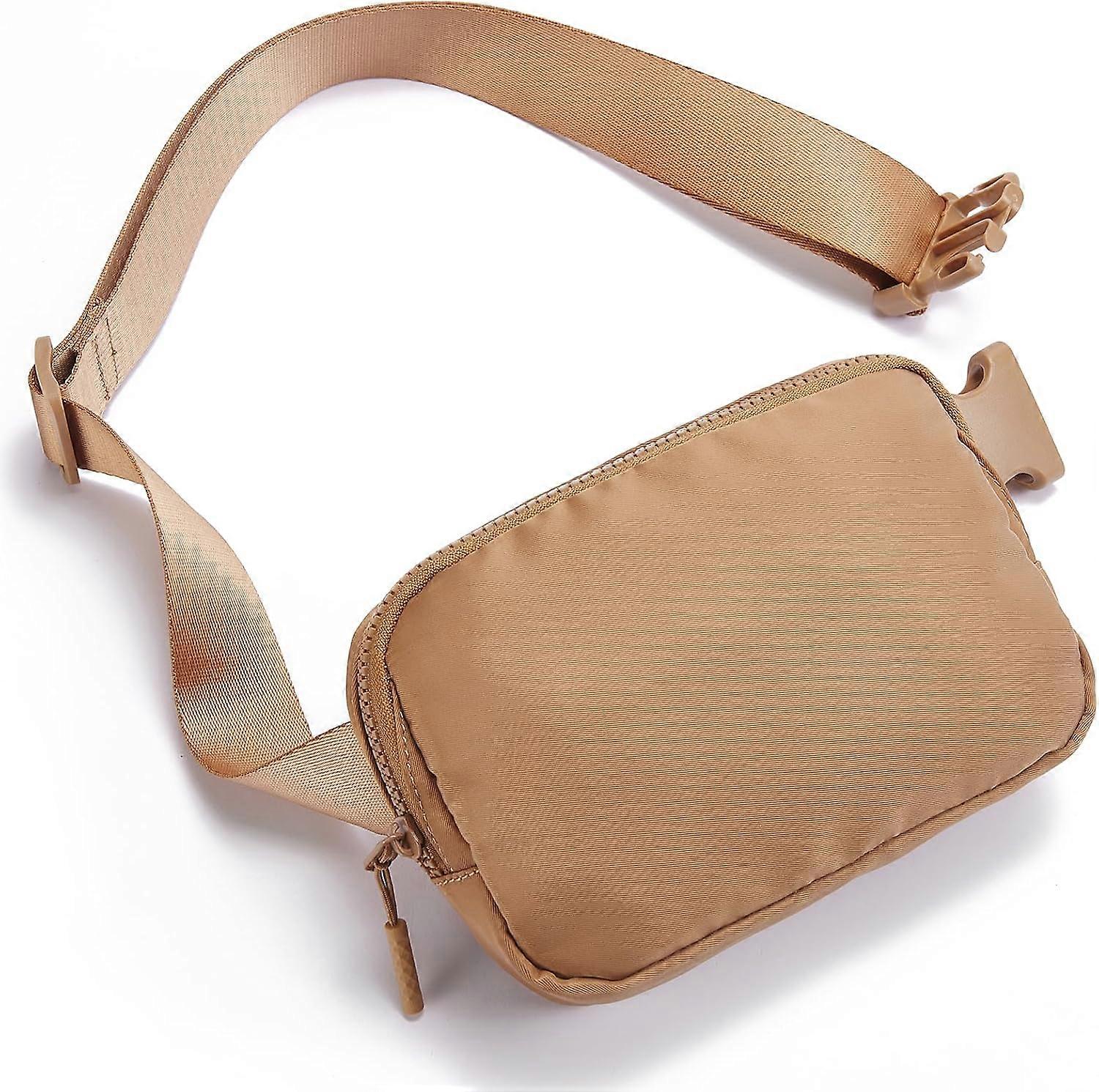 Fashionable Belt Bag for Crossbody Use - Adjustable Strap, Durable Material, Compact Size, Versatile Style in Black