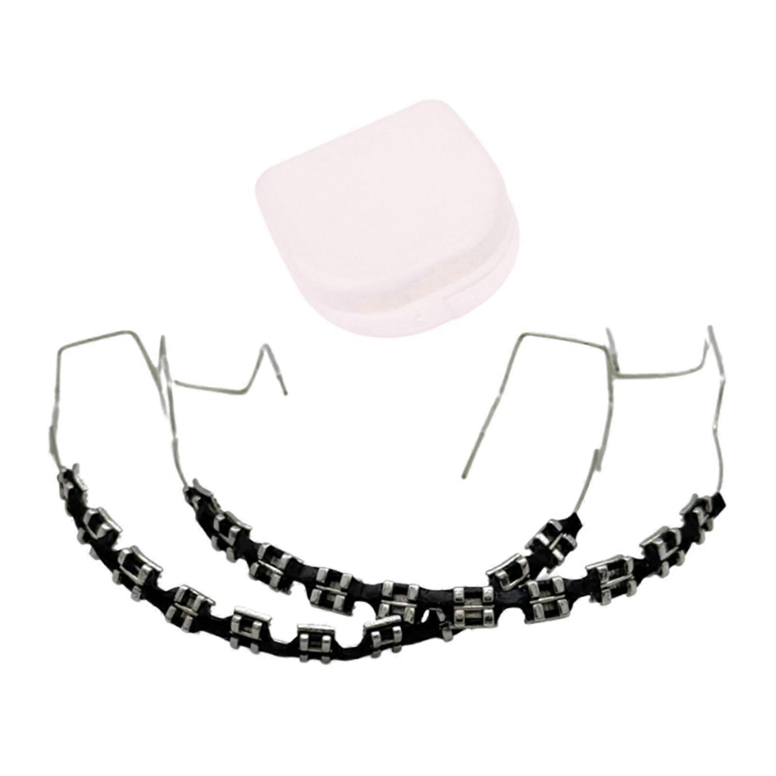 Temporary Tooth Decoration Practice Prop Supplies,Metal Bracket for Students