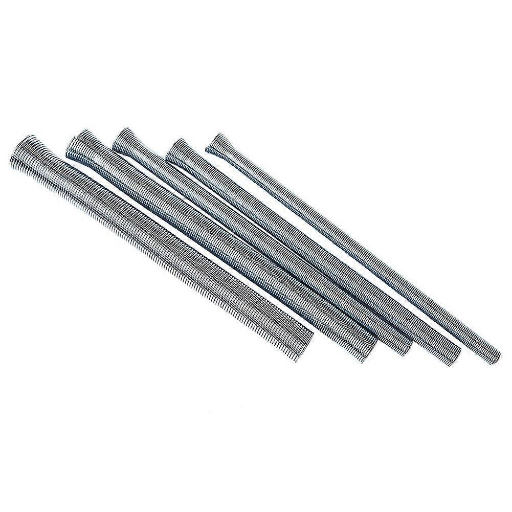 ZHOUBA 5Pcs 1/4 5/16 3/8 1/2 5/8 Spring Tube Bender Kit Bending Pipe Tubing Tool Set