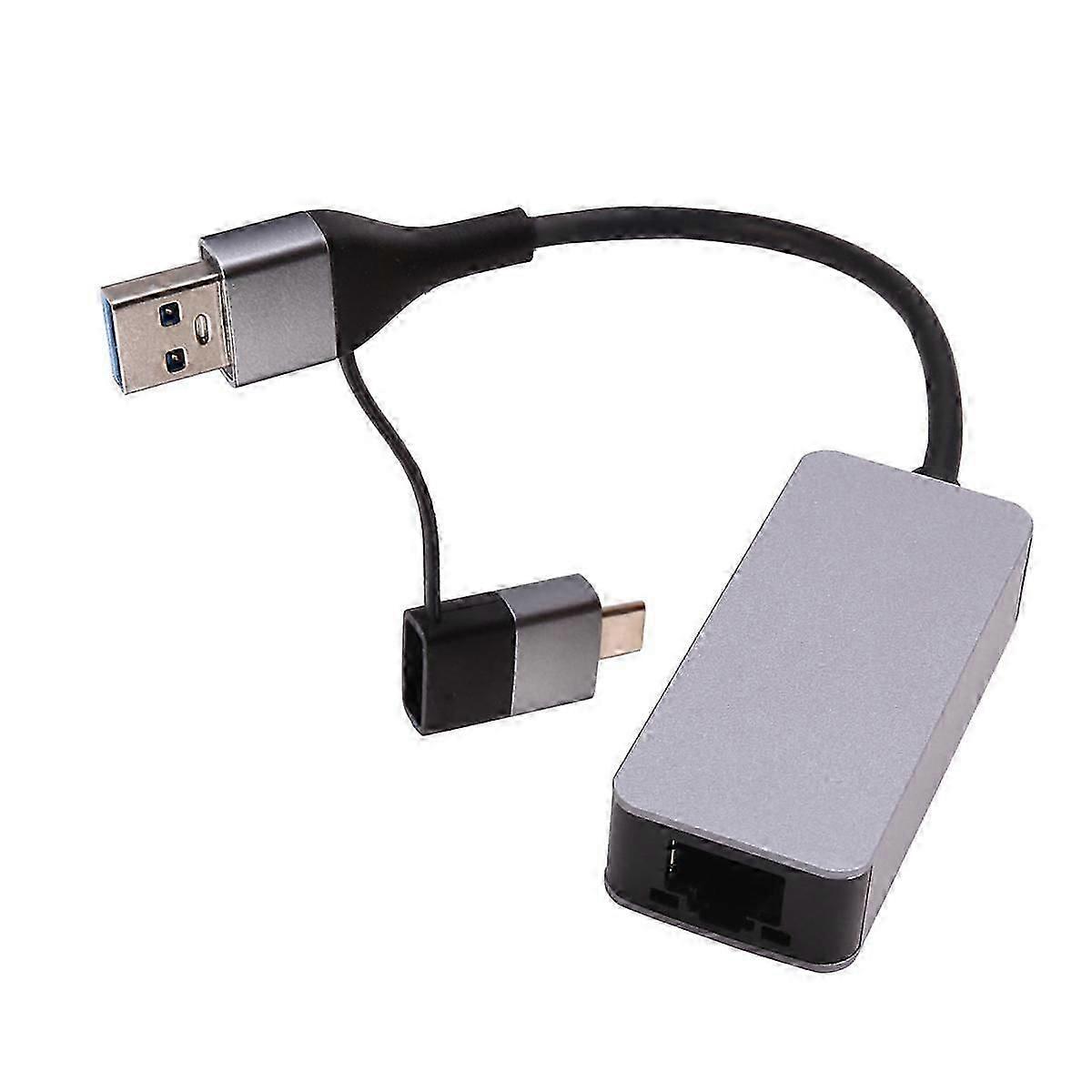 2.5G Ethernet Adapter Type-C USB 3.0 to RJ45 LAN 2500Mbps Network Card 2.5 Gigabit Converter for NA