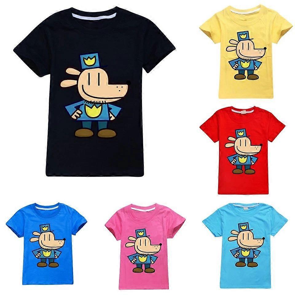 חולצות טריקו לילדים בנים בנות איש הכלב יום הספר העולמי איש הכלב בית ספר