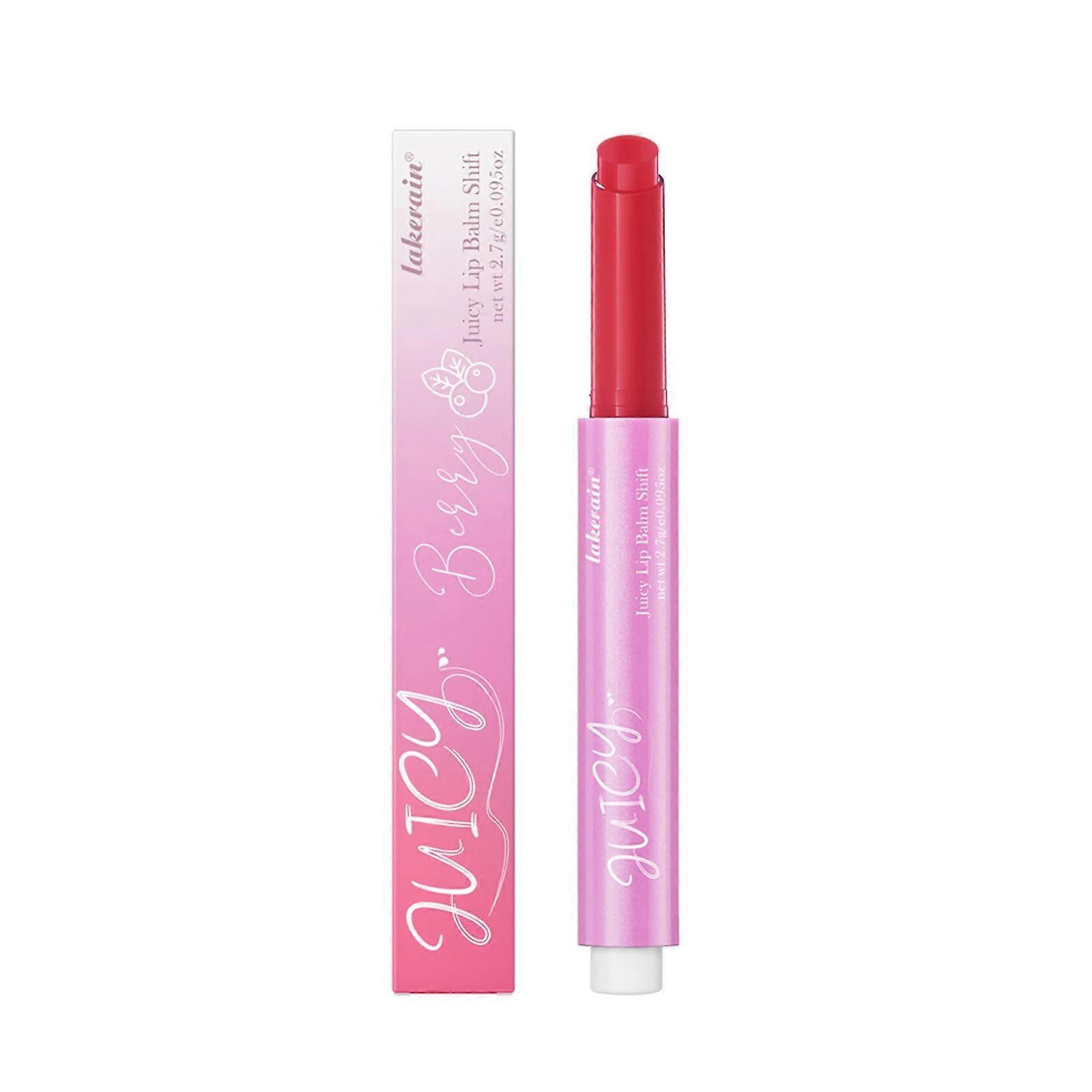 6-Color Moisturizing Lip Balm Hydrating Hydrating Glossy Color-changing Lip Balm.7g PUW0507