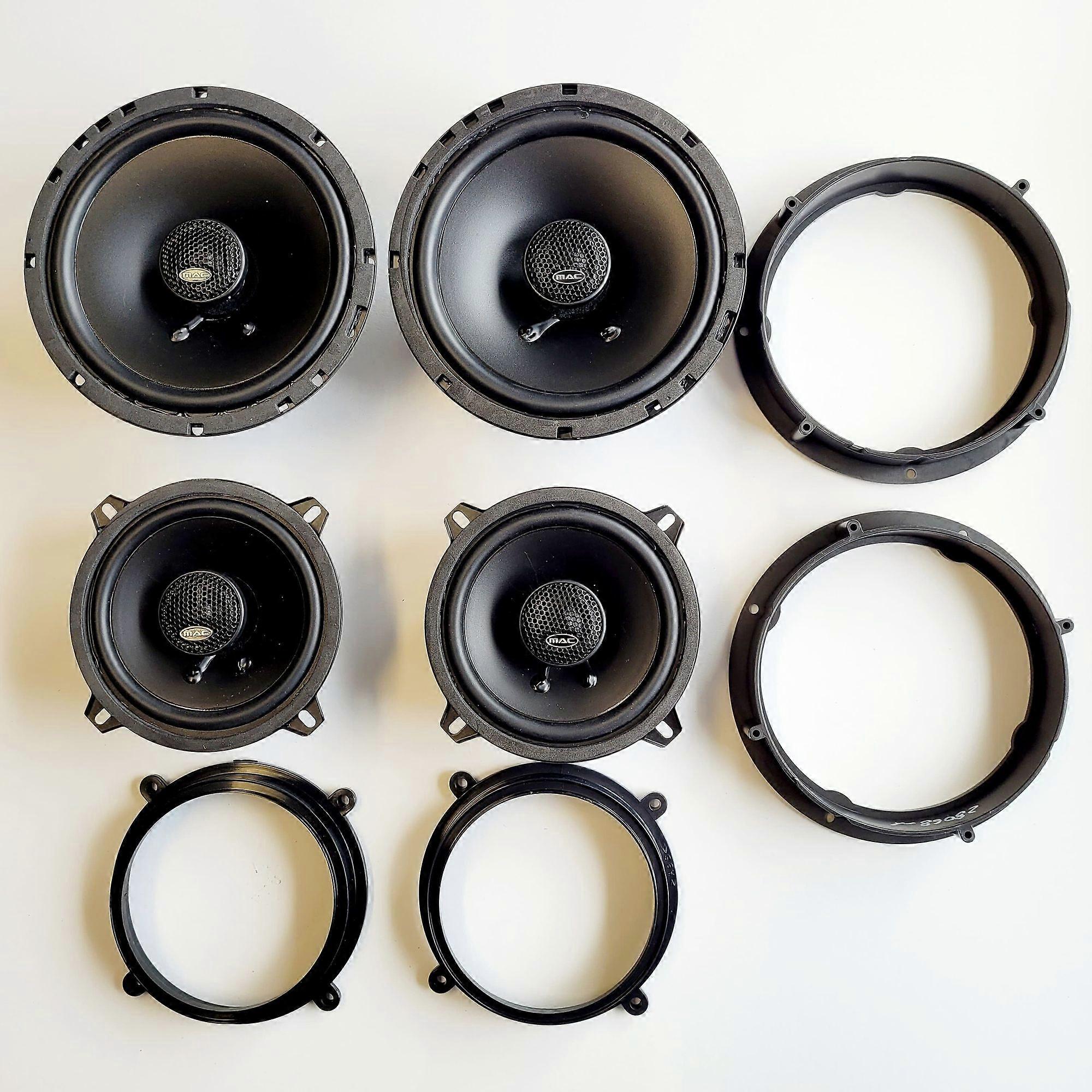 Mac Audio Speaker Installation Set suitable for Saab 9 3 Speaker Door Front and Side Rear