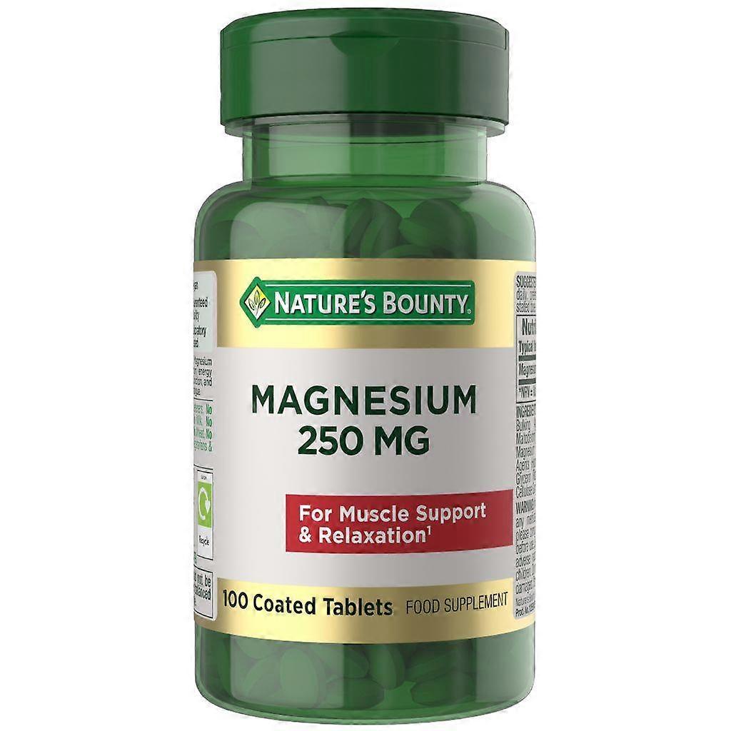 Nature's Bounty Magnesio 250mg 100 (12595455)