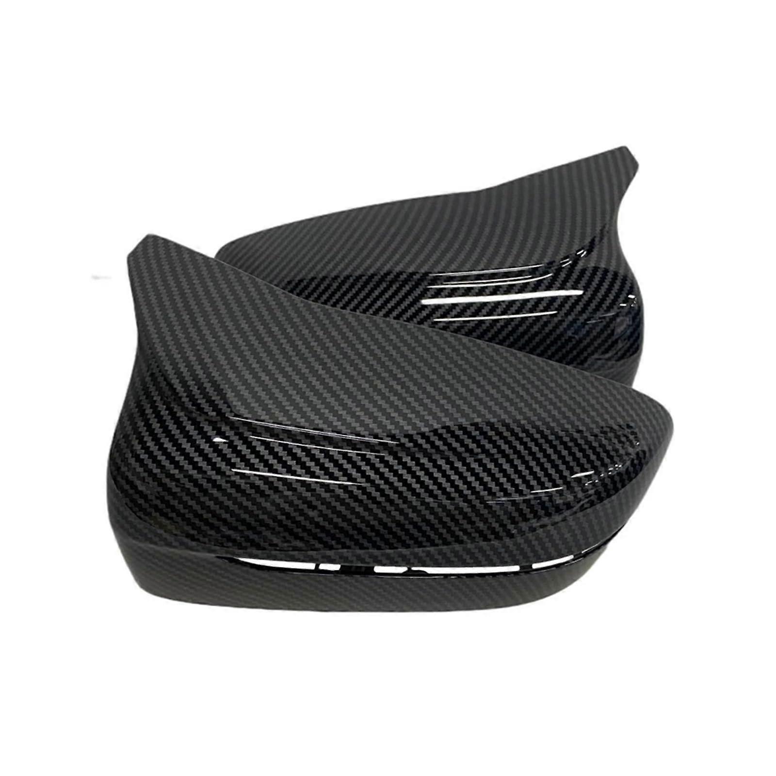 Carbon Fiber Side Rearview Mirror Cover Trim Compatible with BMW 3 4 5 7 8 Series G20 G21 G28 G11 G12 G14 G15 G16 G30 G31 G38 G22