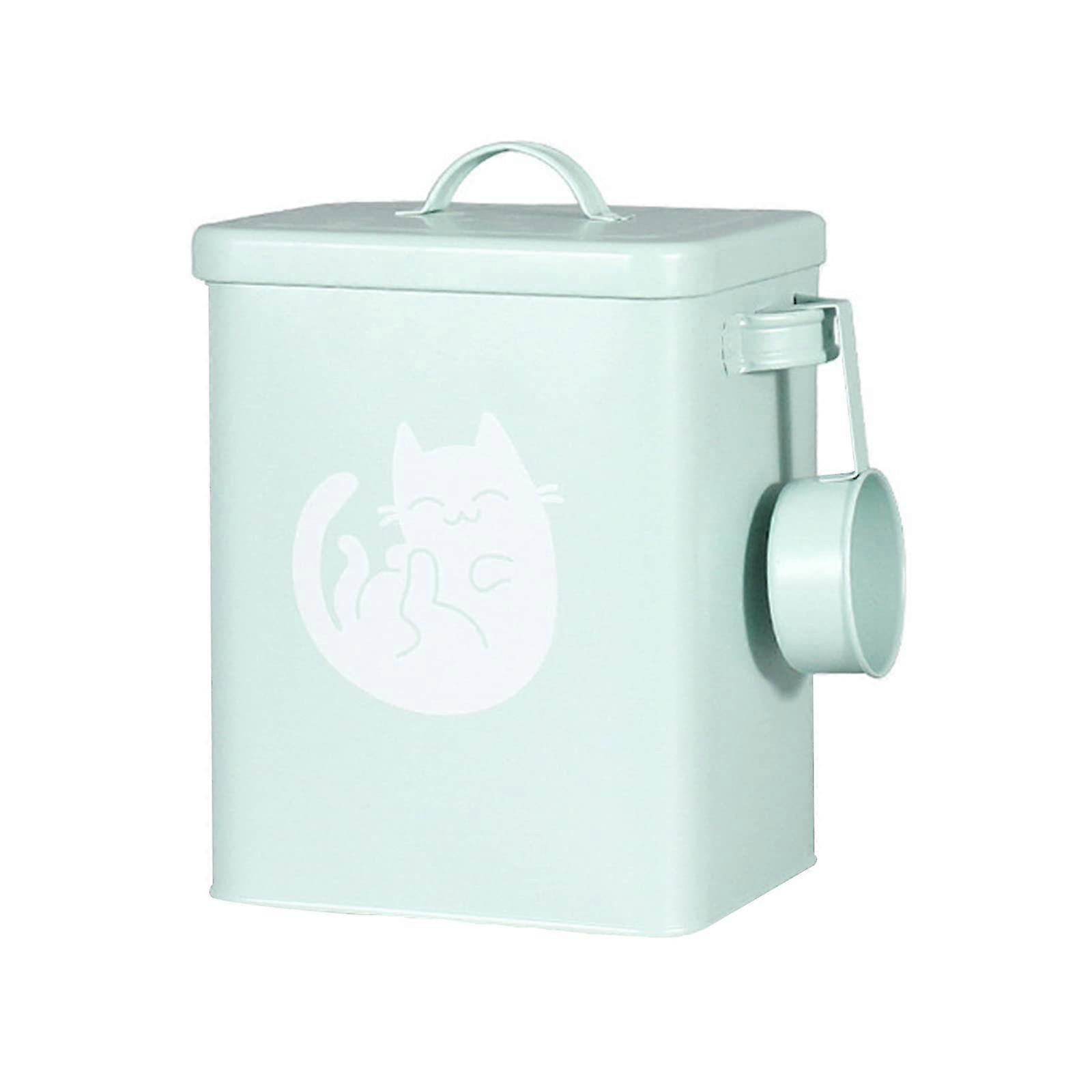 Cat and Dog Food Storage Container With Serving Scoop and Lid Portable for Dogs and Cats Bird Food Container Home Travel