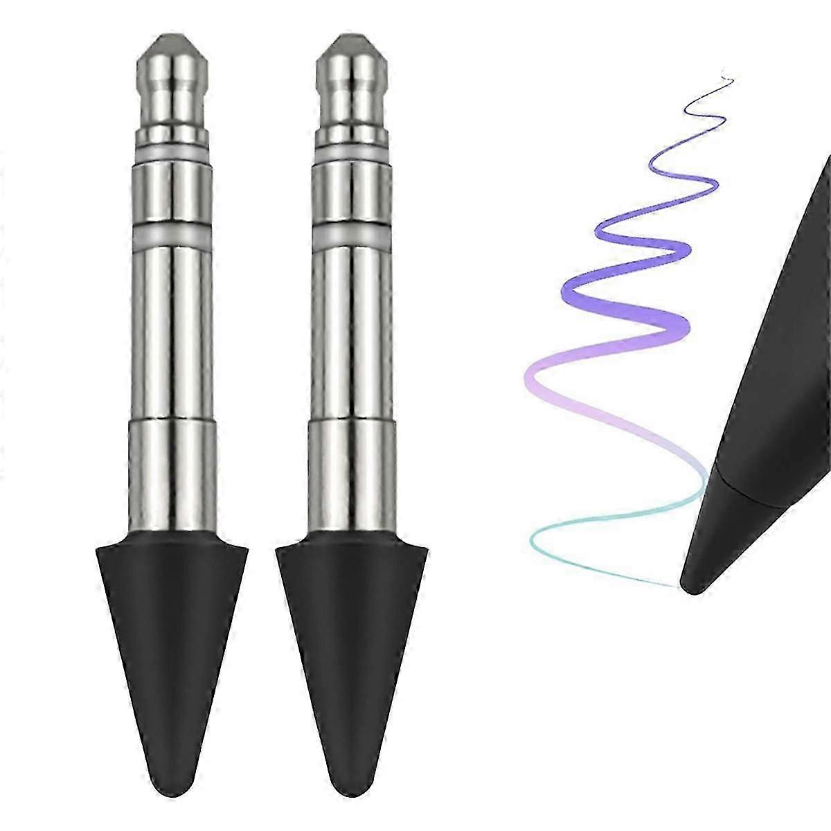 2PCS Slim Pen Tips Replacement , Real-Time Sensitivity Replacement Nibs Fits for Slim