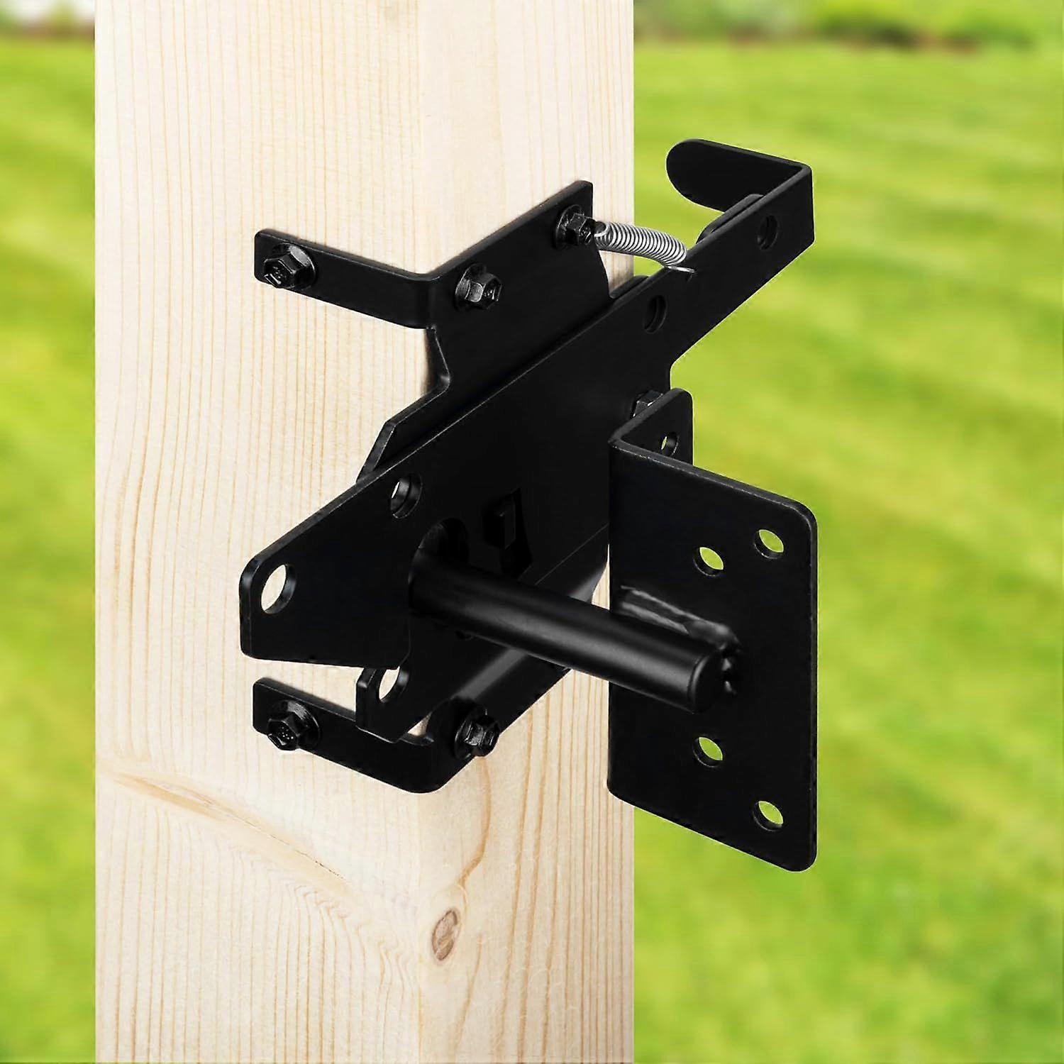 High quality brand new Self Locking Gate Latch Heavy Duty for Wooden Fence Gate, Post Mou