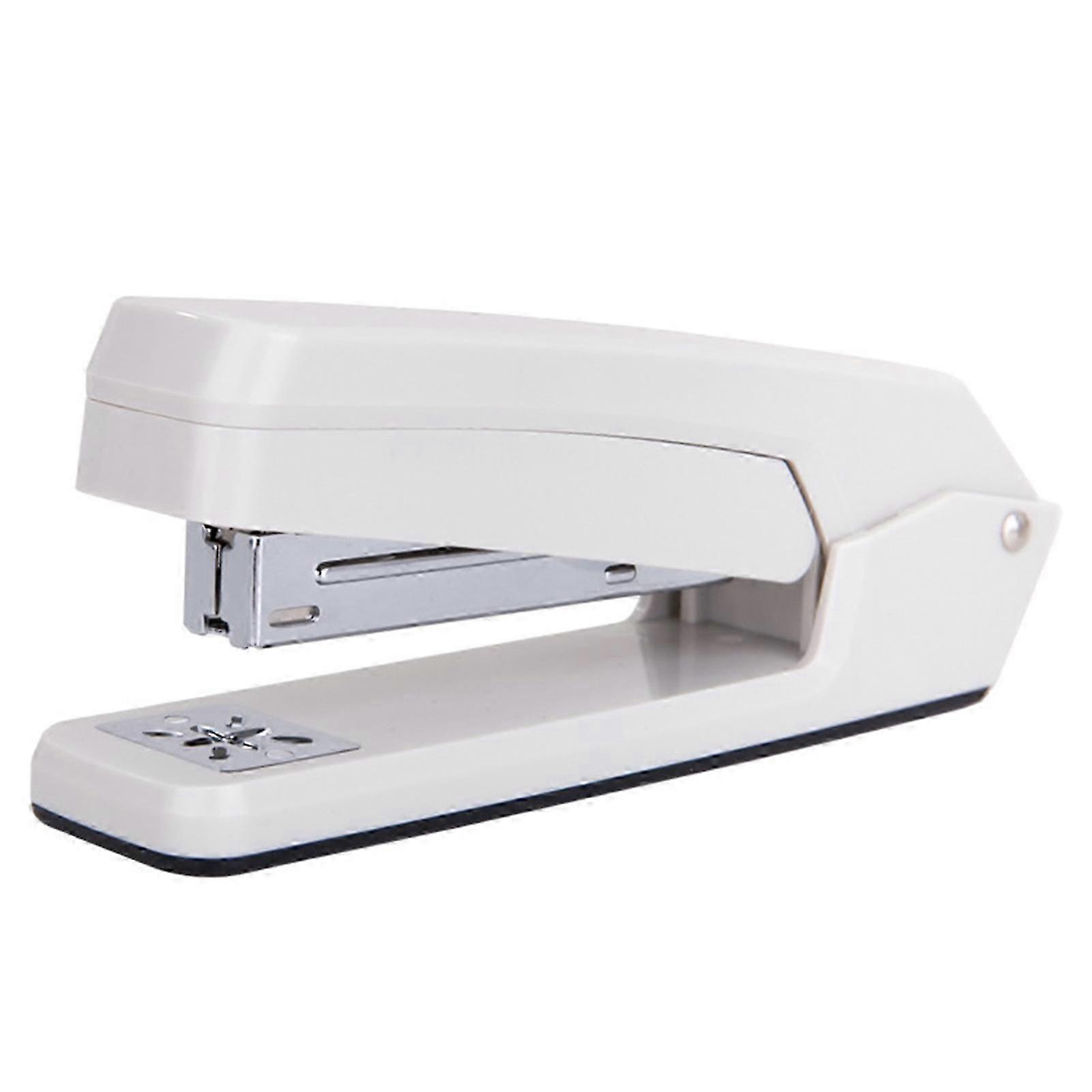Swing Stapler White Easy Stapling Rotating Stitching Needle Tracks Clean Outline Portable Stapler for Office