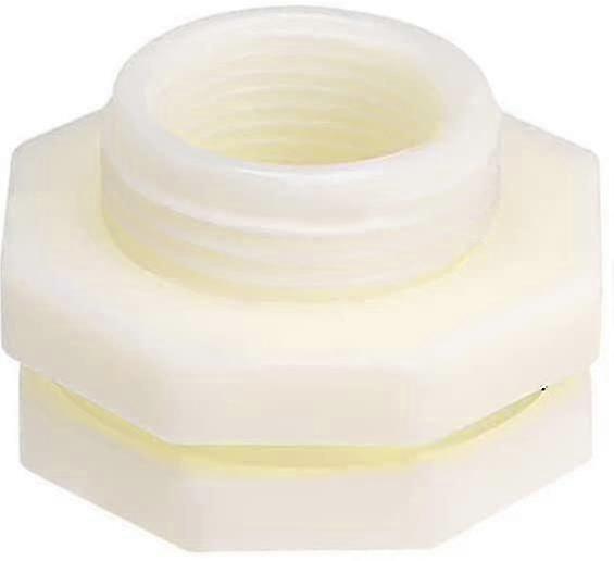 Cistern Bulkhead Fitting Adapter For Rain Bucket Aquariums Water Tanks Ponds(4pcs) Jinyu