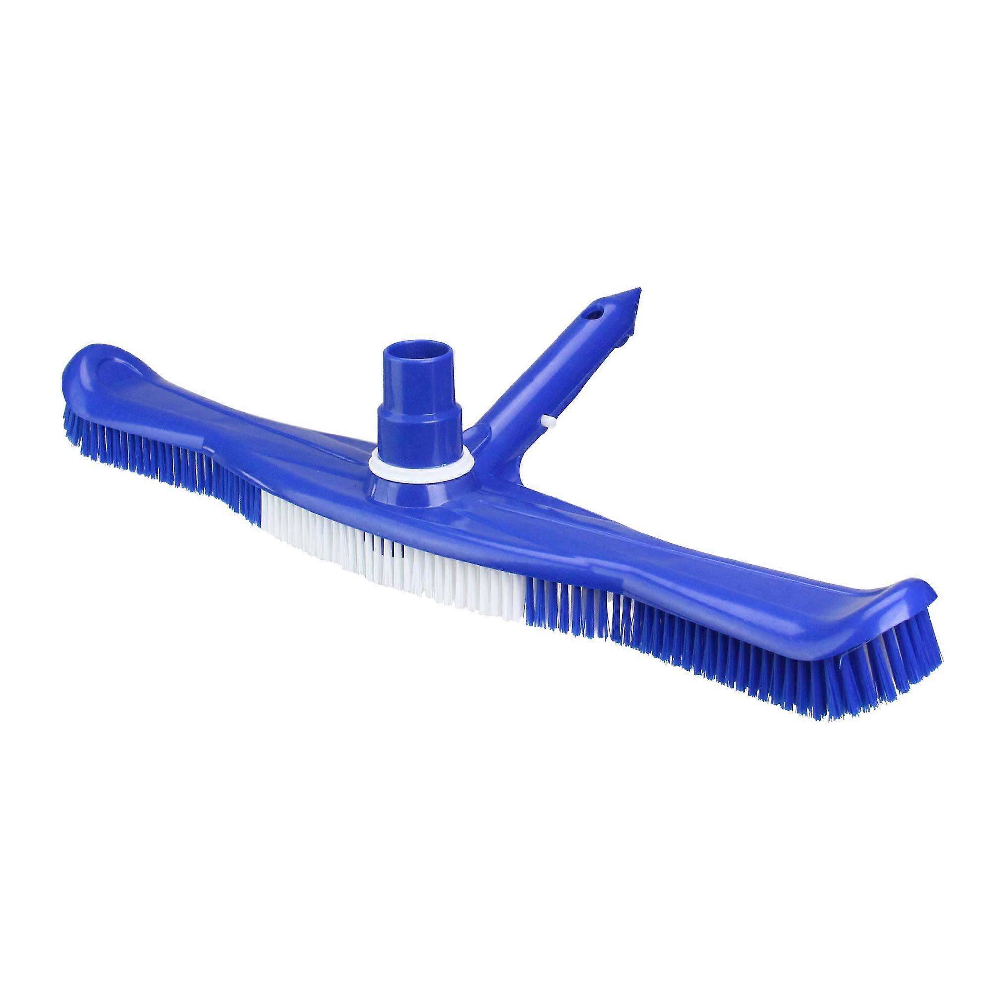 20-Inch Blue Swimming Pool Vacuum Brush Head With Swivel Compatible With Most Pool Hoses For All Pool Cleaning