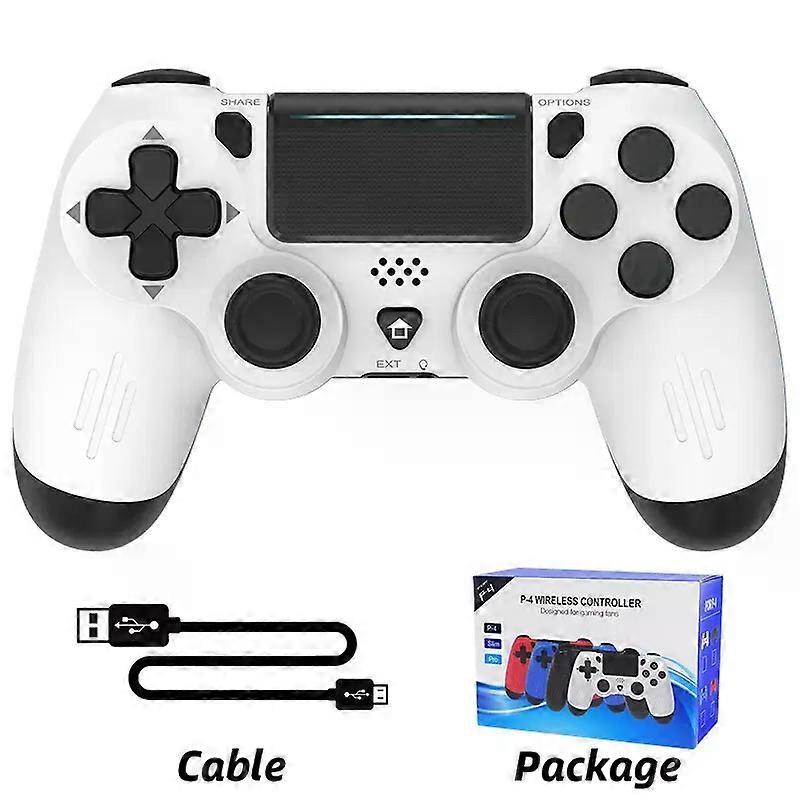DATA FROG Bluetooth-Compatible Game Controller compatible for compatible for ps4/Slim/Pro Wireless Gamepad compatible for PC Dual Vibration Joystick