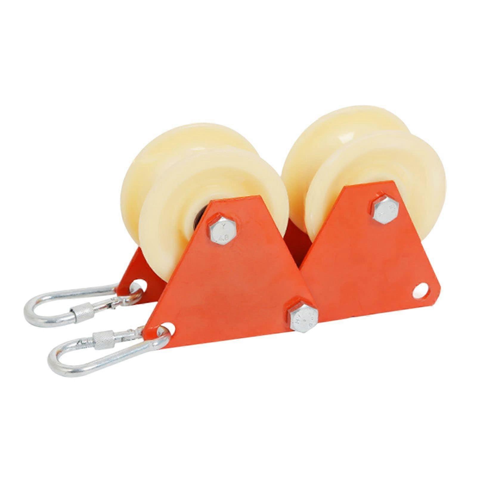 Aerial Work Cable Roller Edge Retractor LaborSaving Foldable Wall Corner Rope Pulley Manual Save Effort Cable Retractor