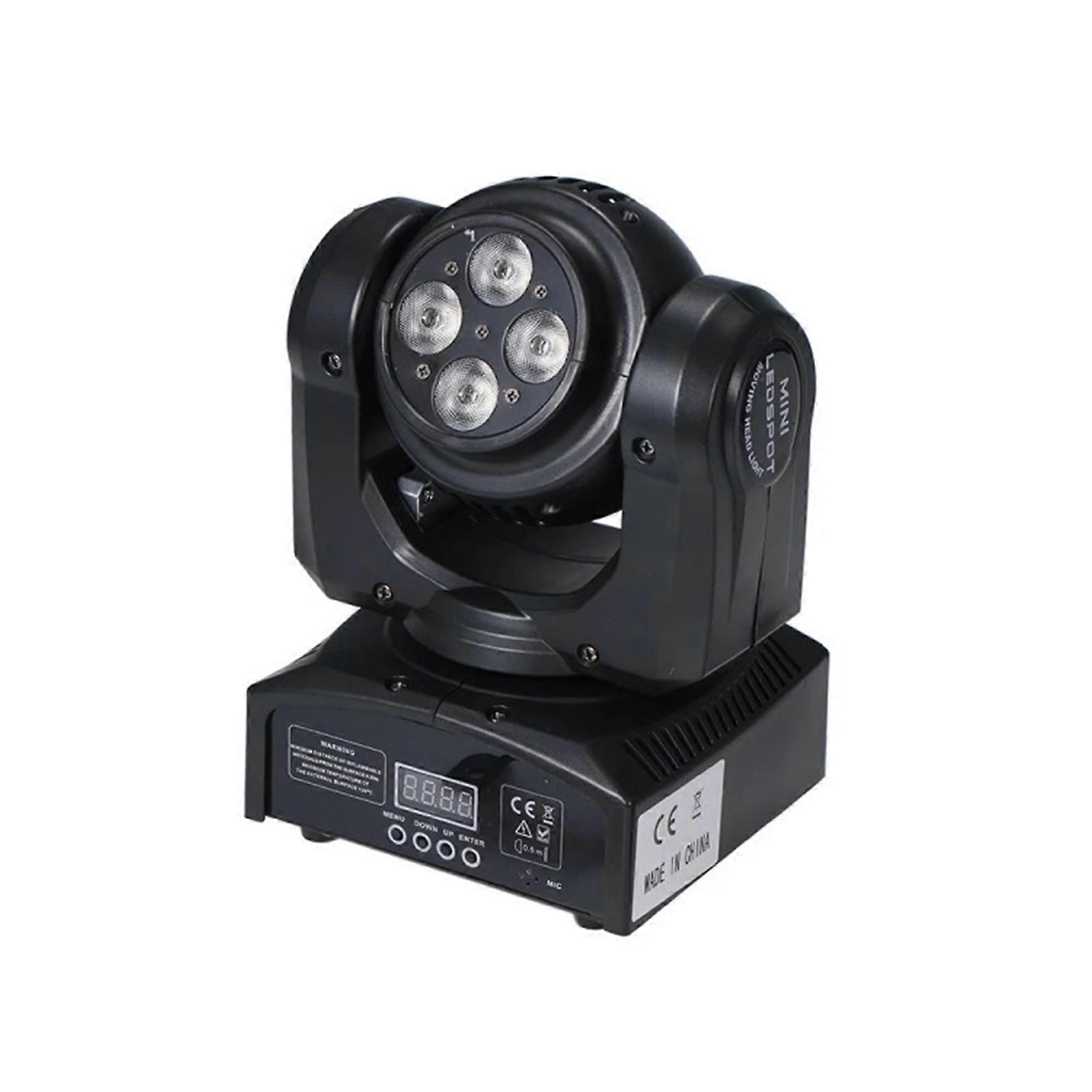 Dual-Sided Moving Head Beam Light 13 Channels Multiple Modes Self-Running DMX Master Slave Sound Control Stage Atmosphere Lighting for KTV Hotel Halls