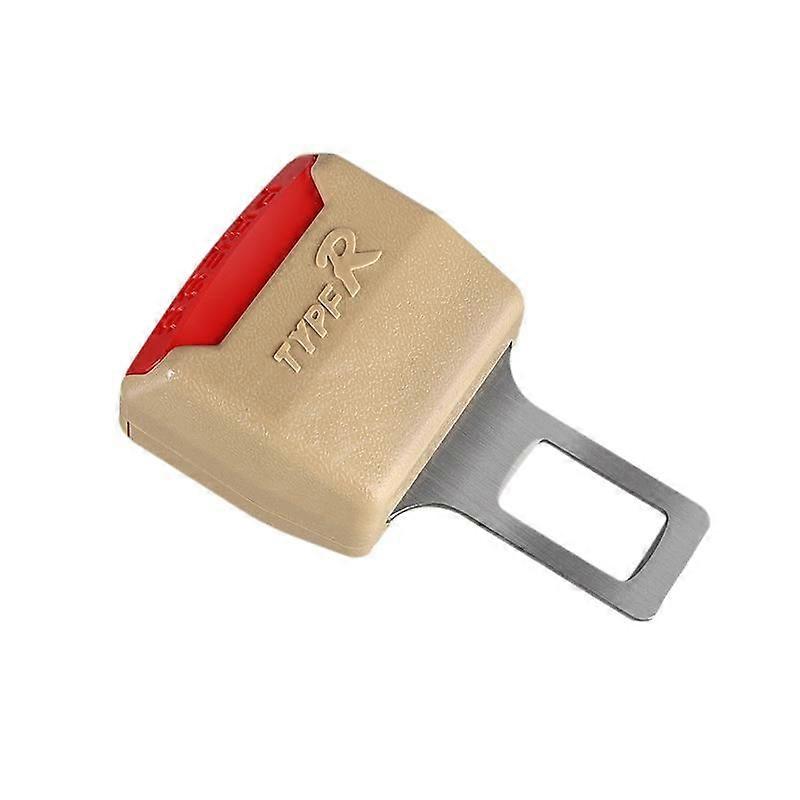 4-osainen auton turvavyölukko, turvavyön solki, bajonettisisäke, jatkoliittimen lisävarusteet (beige)