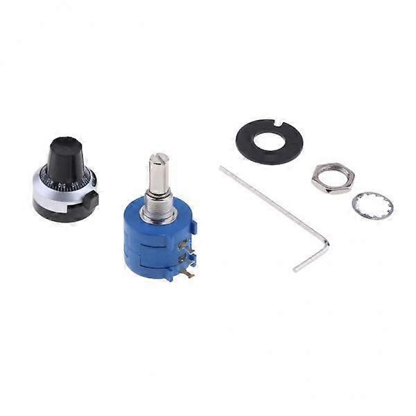 3x 3-3 Ohm Adjustable Potentiometer W/ Dial Rotary Knob