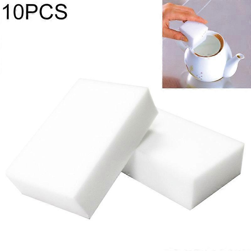 10 PCS Magic Sponge Eraser / Multi-functional Sponge for Cleaning / Washing(White)