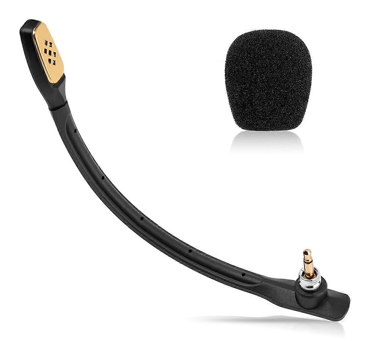 Mic Replacement for Astro A40 / A40 TR Gaming Headset, Detachable NoiseCancelling Boom Microphone Piece with Foam Cover