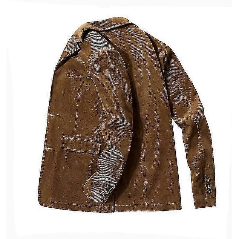 Herren Cord Arbeitskleidung Blazer Retro Casual Style
