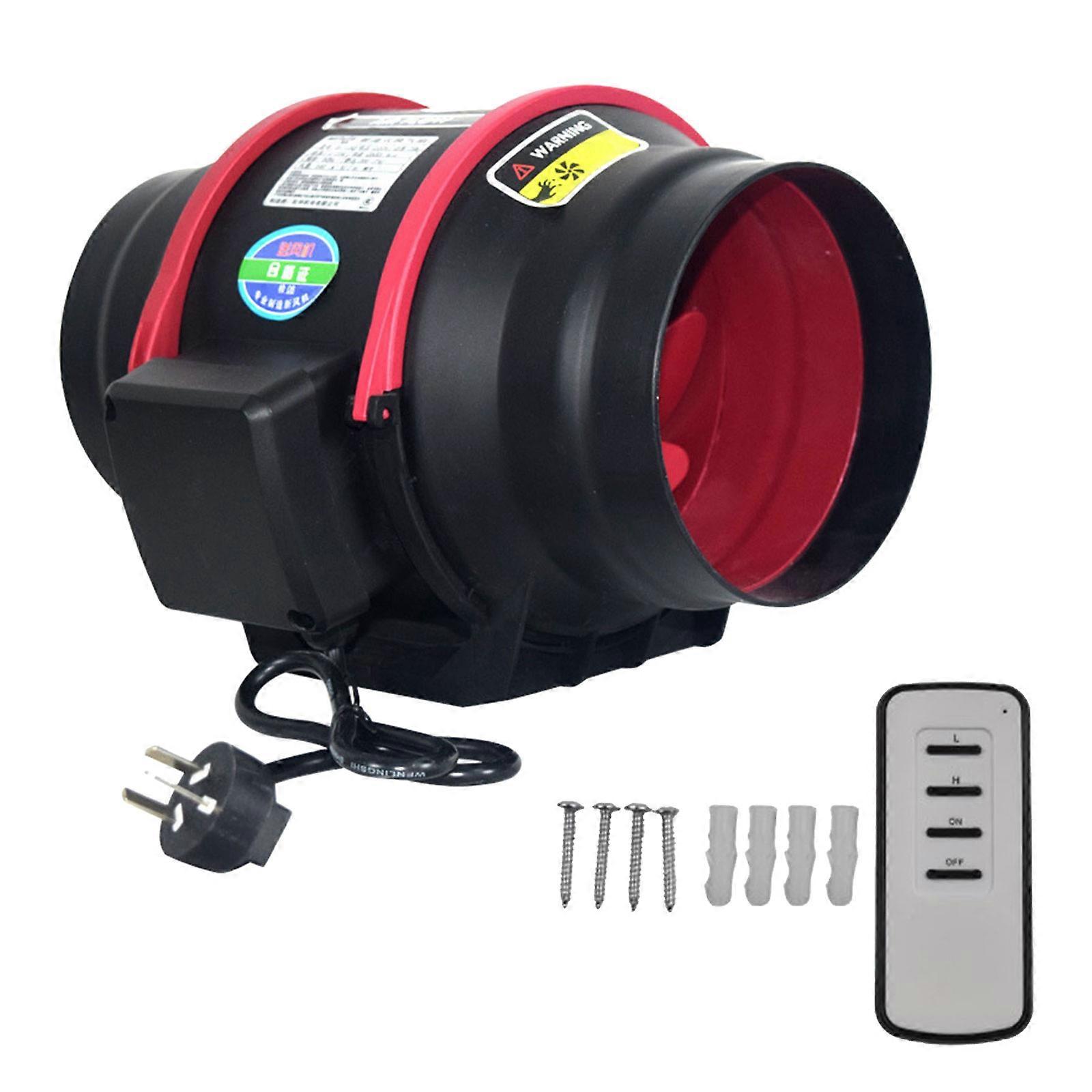 Powerful airflows Duct Fan with Speed Control multifunction Inline Fan Energy Efficient Fan for Office & Store Ventilation