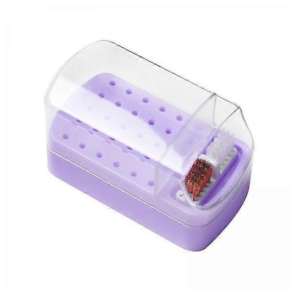 6x Nail Bit Organizer with for Home And Salon