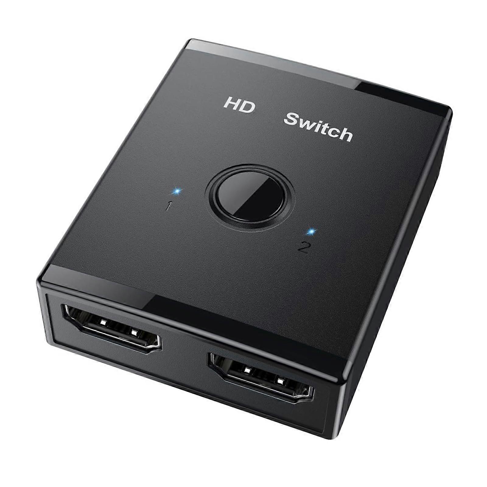 Video Splitter 4K 60hz Splitter Extractor 1 in 2 out Port Splitter High Definition Multimedia Interface Verstärker