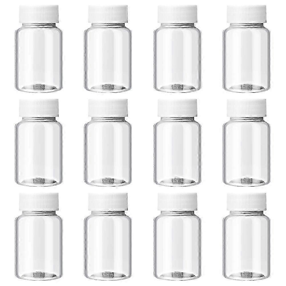 12pcs Small Bottles Empty Juice Bottles Clear Homemade Beverages Bottles