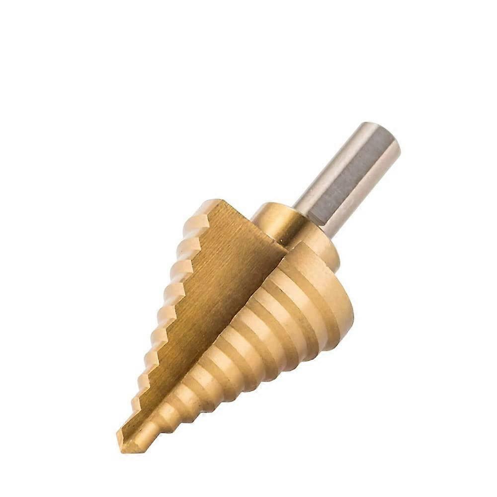 1/4 to 13/8 Inch Titanium Step Drill HSS Drill Cone Bits for Drilling Sheet Metal Holes