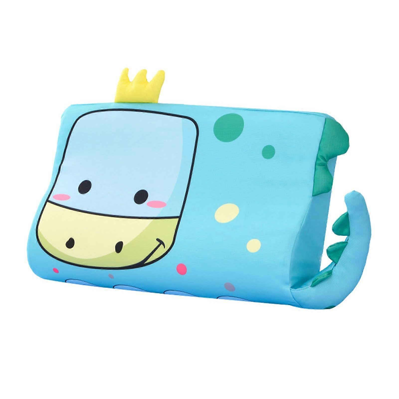 Schlummer Original Calmlye Pillow for Kids, Ergonomic Linus the Dino Design, Ideal for Better Sleep and Comfort
