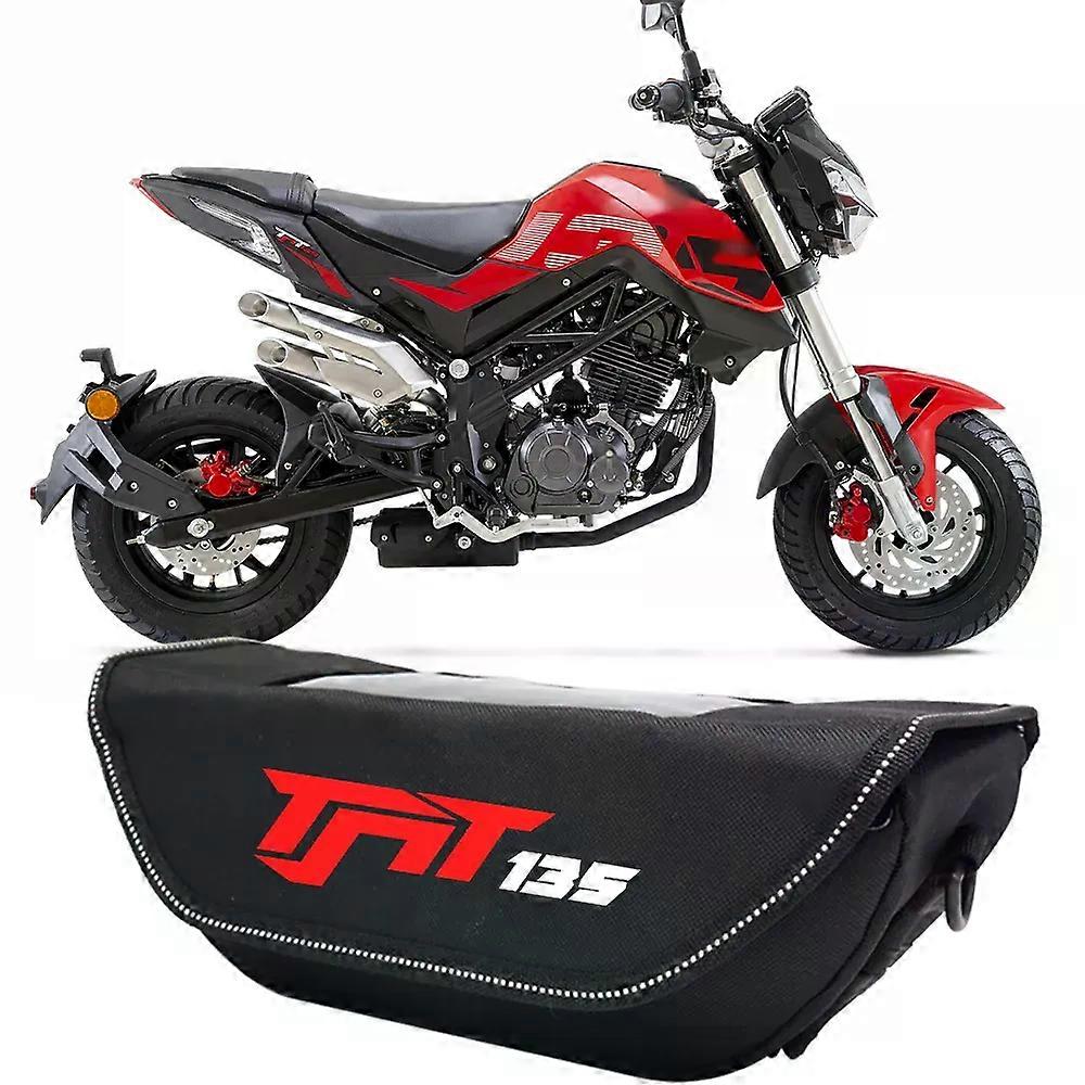 BENELLI TNT 135 TNT135 tnt 135 moottoripyörän vedenpitävä ja pölytiivis ohjaustangon säilytyspussi-punainen TNT