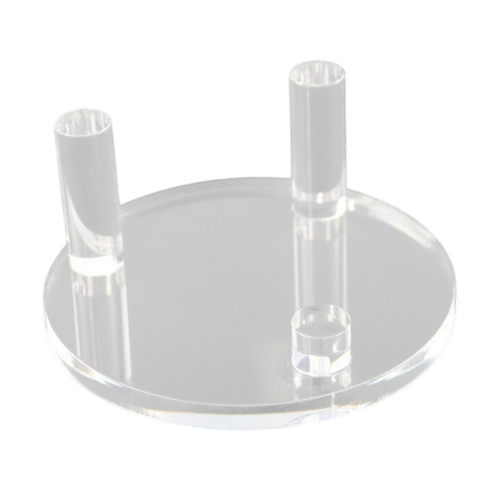 Rock Display Stand Home Decor with 3 Columns for Mineral Jewelry Party Favor 5CM
